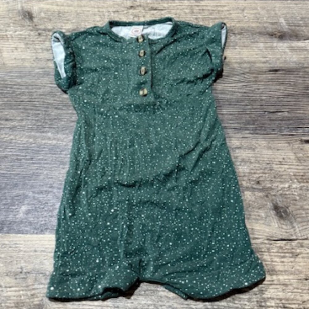 Lou Lou and Company Romper Size 6-12 Months Green